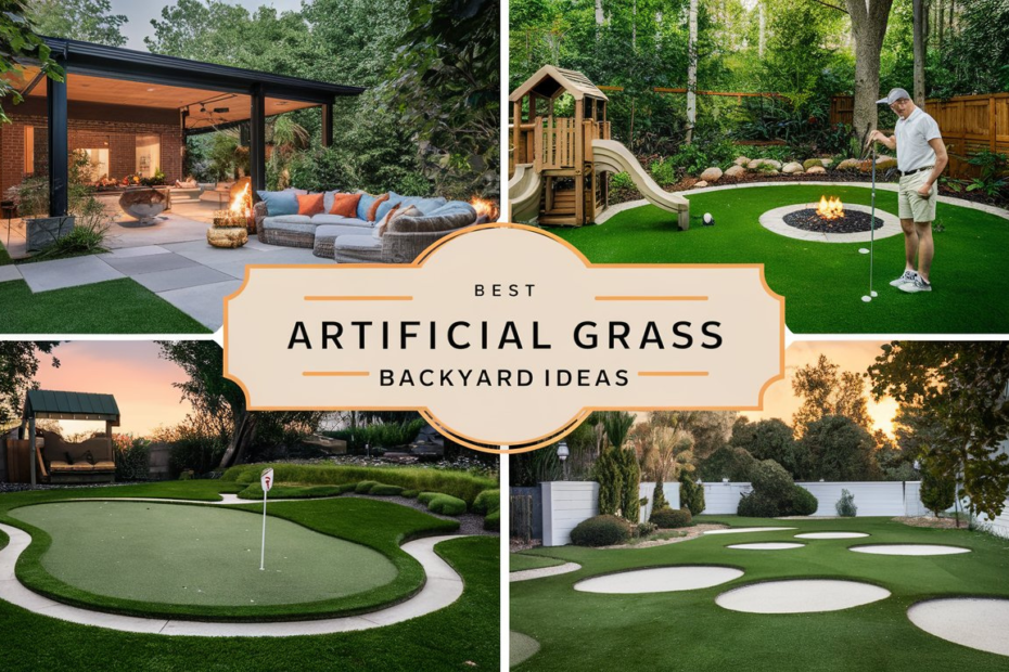 8 Best Artificial Grass Backyard Ideas