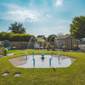 Water Pay Area in Backyard