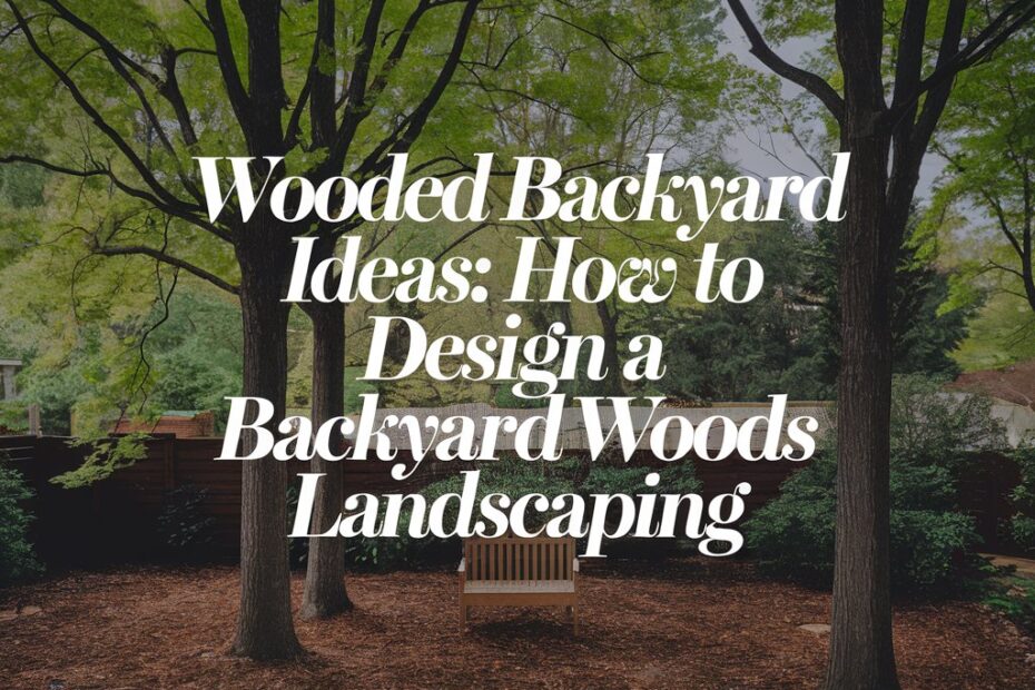 Wooded Backyard Ideas